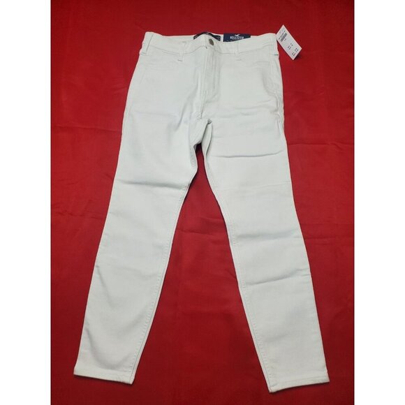 HOLLISTER High Rise Jean Leggings. Advance Stretch. White, Skinny Sz 9XD W29 L24 - Picture 1 of 11